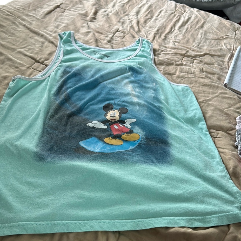 It is a Disney shirt, Mickey mouse